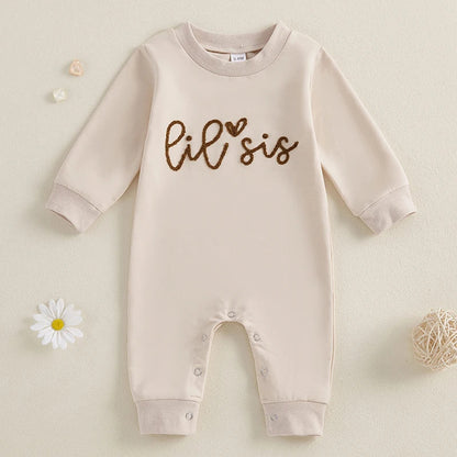 Baby Girl Simple  Sister Onesie