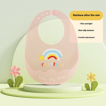 Baby Food Silicon Pinny Bib
