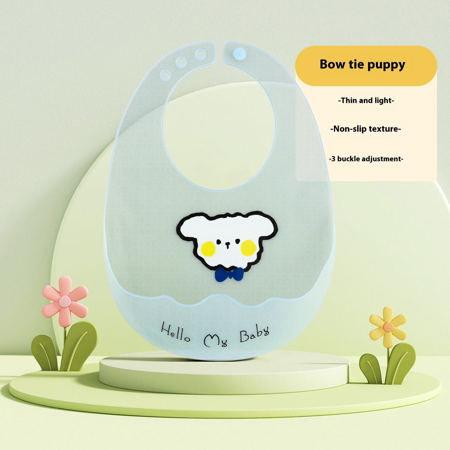 Baby Food Silicon Pinny Bib