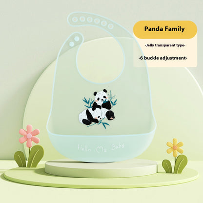 Baby Food Silicon Pinny Bib