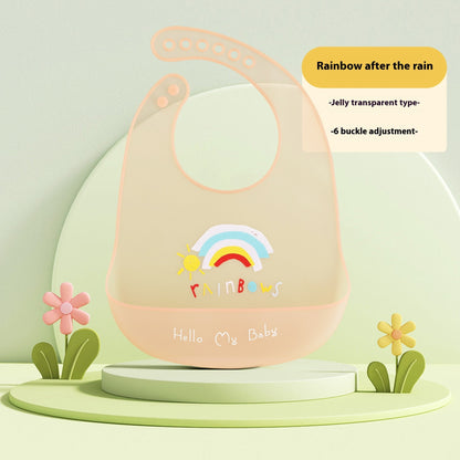 Baby Food Silicon Pinny Bib