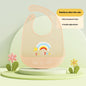 Baby Food Silicon Pinny Bib
