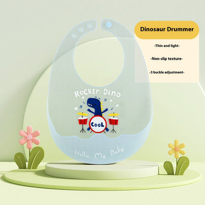 Baby Food Silicon Pinny Bib
