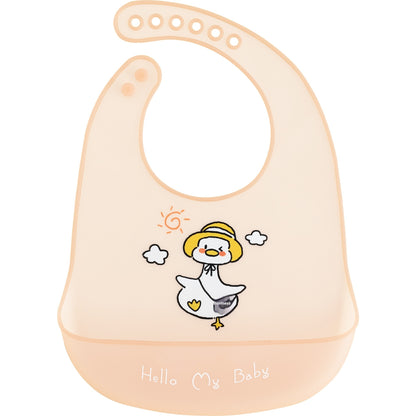 Baby Food Silicon Pinny Bib