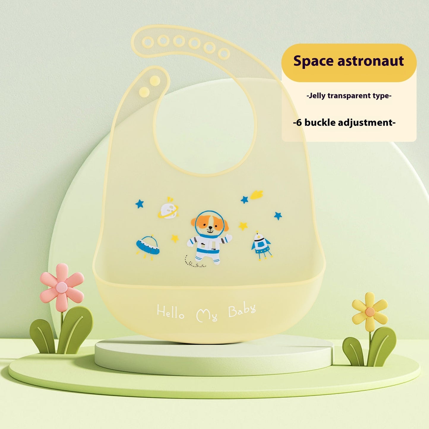 Baby Food Silicon Pinny Bib