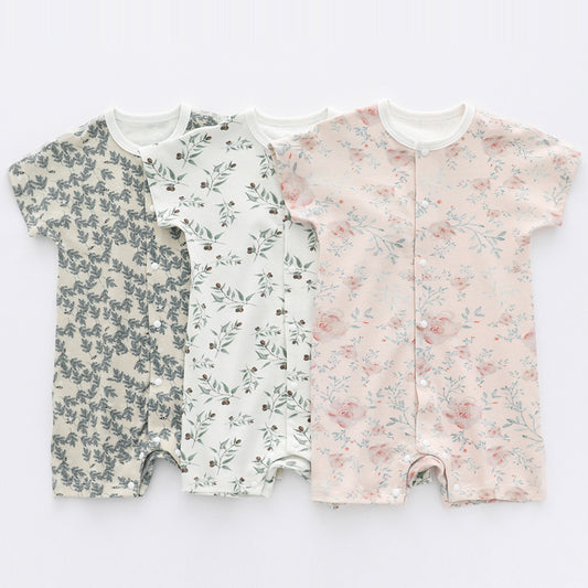 Baby Thin Short Sleeve Jumpsuits