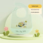 Baby Food Silicon Pinny Bib