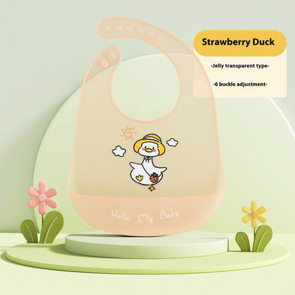 Baby Food Silicon Pinny Bib